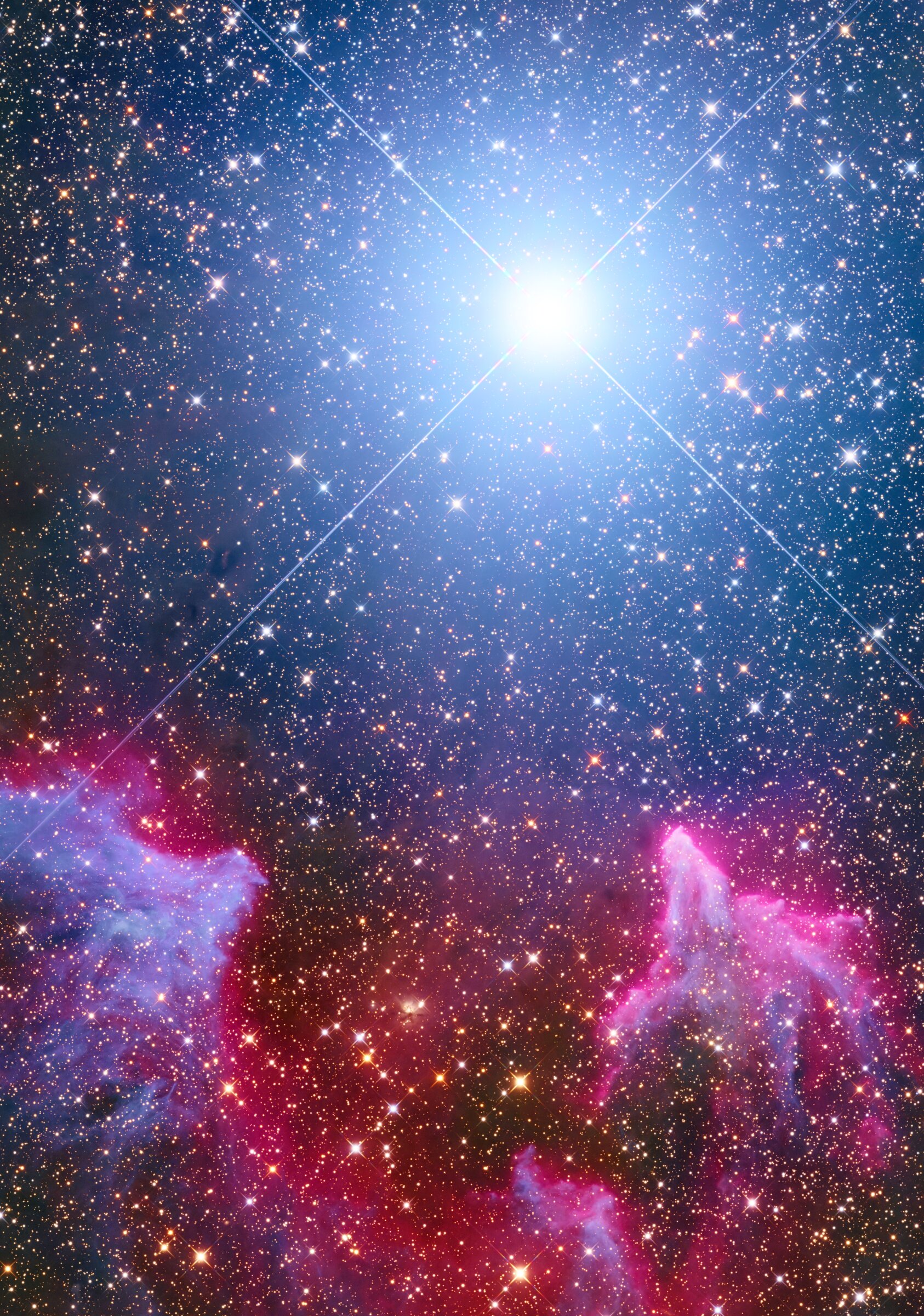 Kísértetek a Navi fényében - γ Cassiopeiae, IC 63 és IC 59